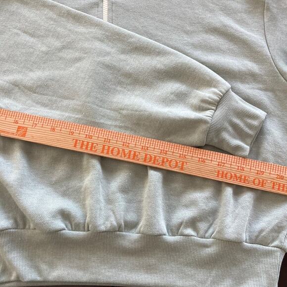 Oli Viv Cozy Half Zip Long Sleeve Popover Sweatshirt Medium Olive Green Soft - Picture 8 of 8